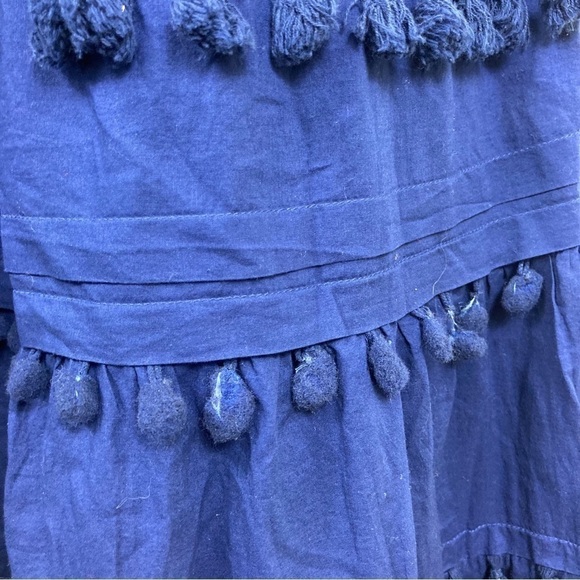 Intermix Beach Club Lydia Pompom Organic Cotton Maxi Dress - Picture 7 of 10